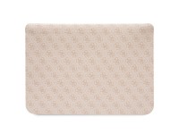 Capa Guess 4G com estampa de listras para laptop de 16" - rosa Capa Guess 4G com estampa de listras para laptop de 16" - rosa