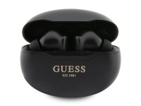 Guess GUTWST50EK TWS Bluetooth headphones + docking station - black Classic EST