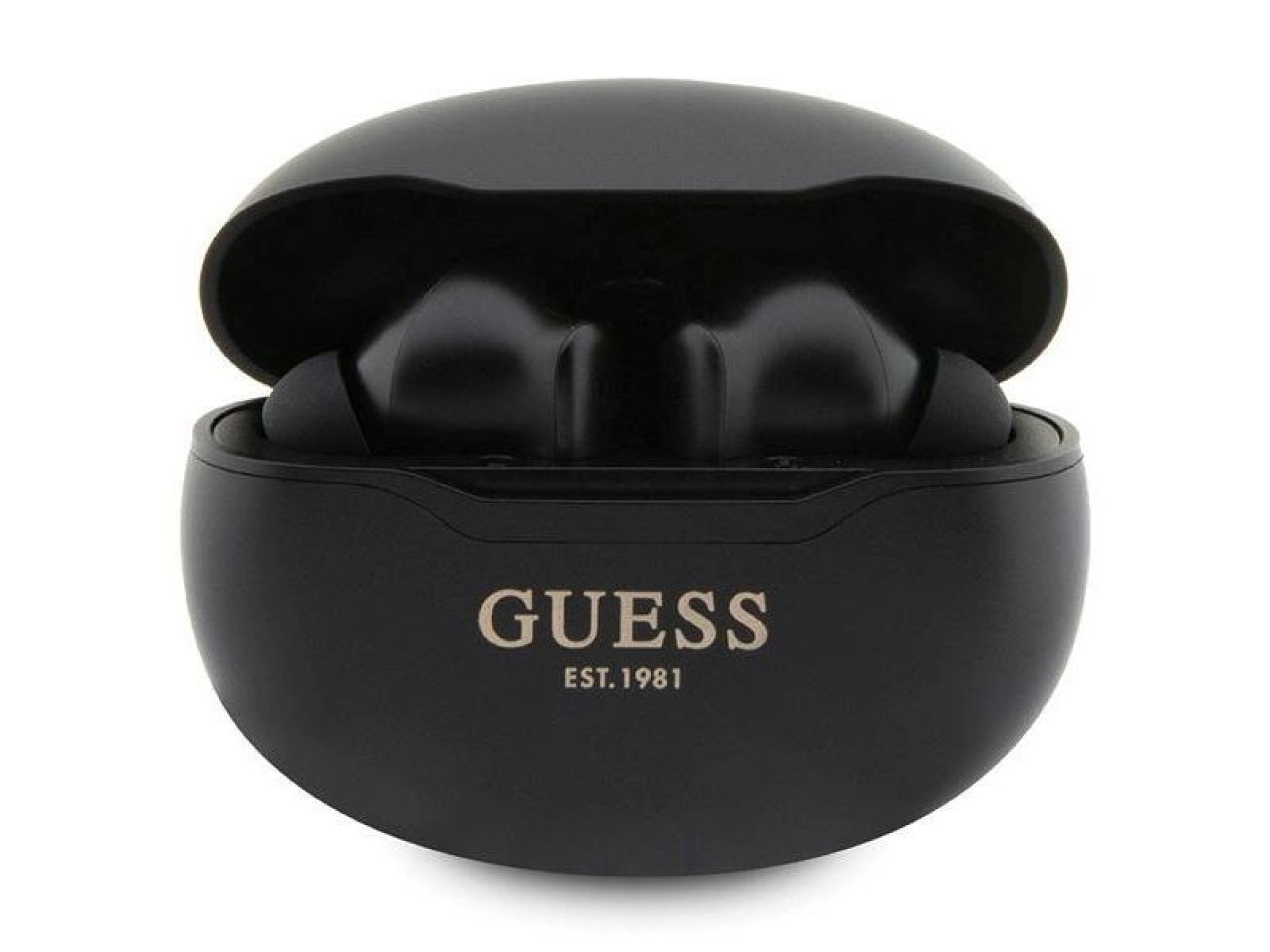 Guess GUTWST50EK TWS Bluetooth headphones + docking station - black Classic EST