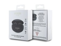 Auriculares Bluetooth TWS Guess GUTWST50EK + base de carga - negro Classic EST