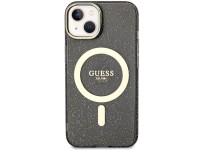 Funda Guess Glitter Gold MagSafe para iPhone 14 - negra Funda Guess Glitter Gold MagSafe para iPhone 14 - negra