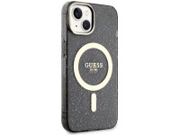 Guess GUHMP14MHCMCGK iPhone 14 Plus 6.7" black/black hardcase Glitter Gold MagSafe Guess GUHMP14MHCMCGK iPhone 14 Plus 6.7" black/black hardcase Glitter Gold MagSafe