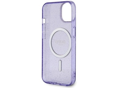 Guess GUHMP14MHCMCGU iPhone 14 Plus 6.7" purple/purple hardcase Glitter Gold MagSafe Guess GUHMP14MHCMCGU iPhone 14 Plus 6.7" purple/purple hardcase Glitter Gold MagSafe
