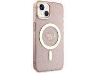 Funda rígida Guess GUHMP14MHCMCGP para iPhone 14 Plus de 6,7" rosa/rosa con purpurina y MagSafe dora Funda rígida Guess GUHMP14MHCMCGP para iPhone 14 Plus de 6,7" rosa/rosa con purpurina y MagSafe dora