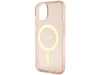 Funda rígida Guess GUHMP14MHCMCGP para iPhone 14 Plus de 6,7" rosa/rosa con purpurina y MagSafe dora Funda rígida Guess GUHMP14MHCMCGP para iPhone 14 Plus de 6,7" rosa/rosa con purpurina y MagSafe dora