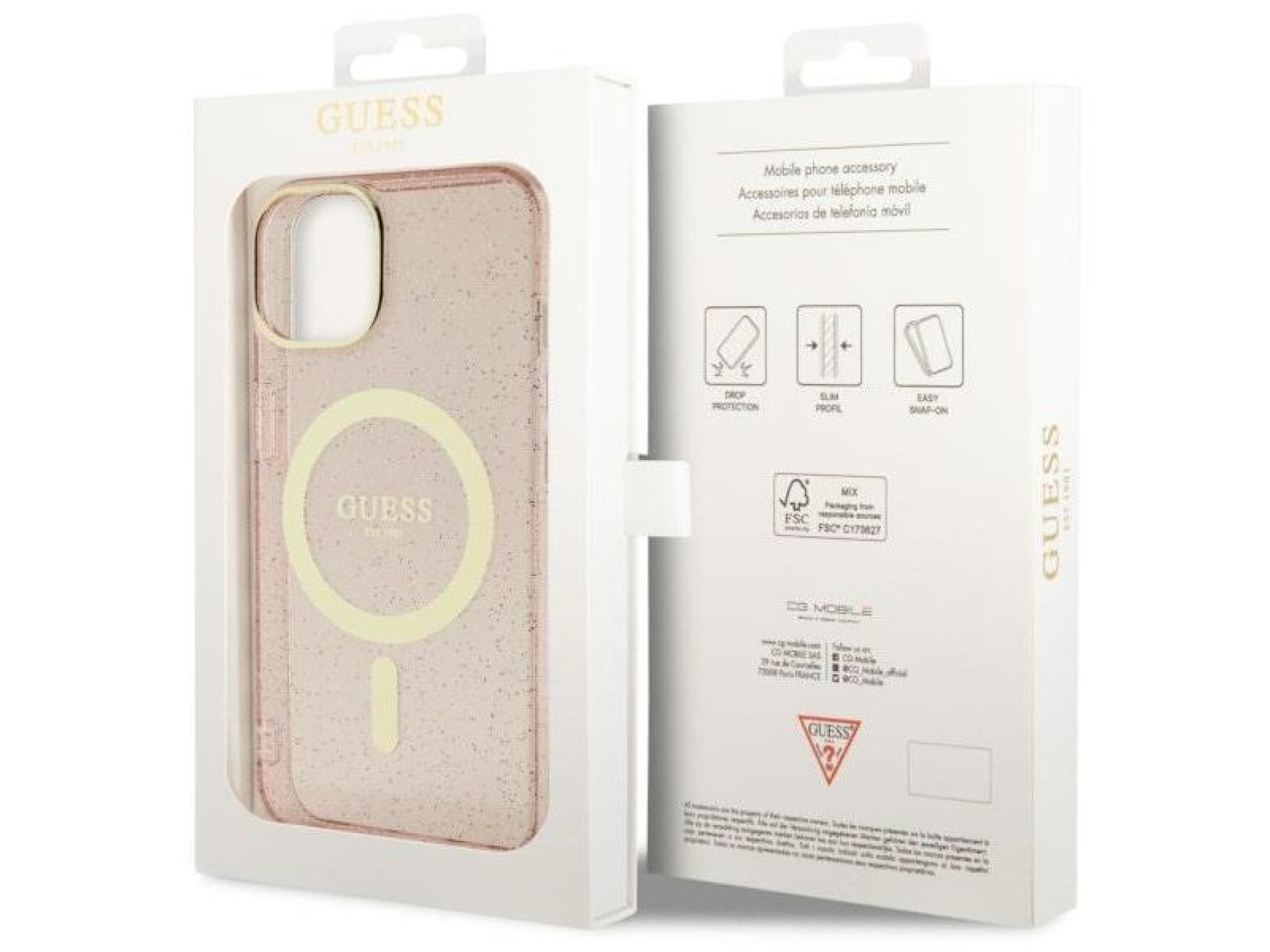 Funda rígida Guess GUHMP14MHCMCGP para iPhone 14 Plus de 6,7