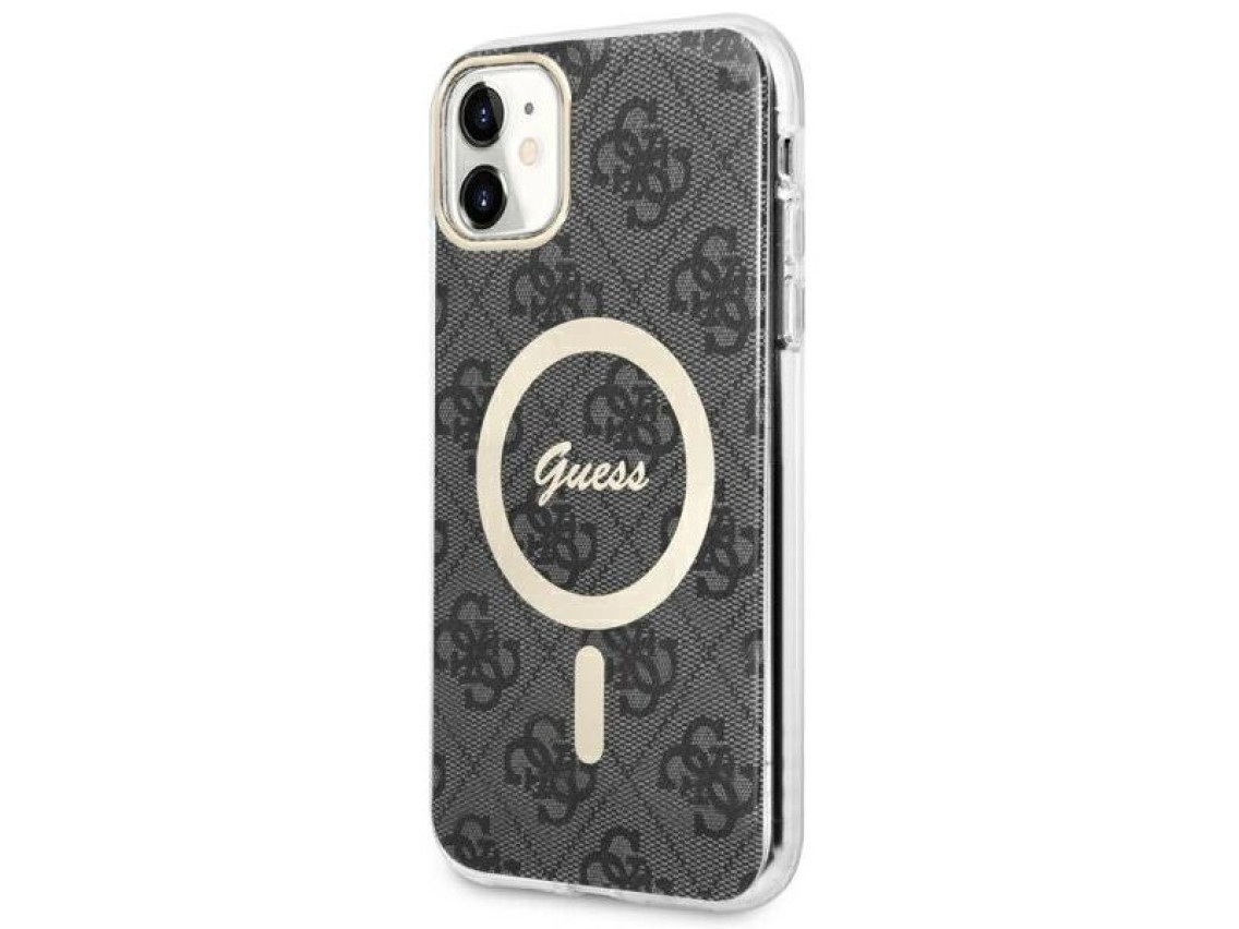 Guess GUHMN61H4STK iPhone 11 6.1" black/black hardcase 4G MagSafe