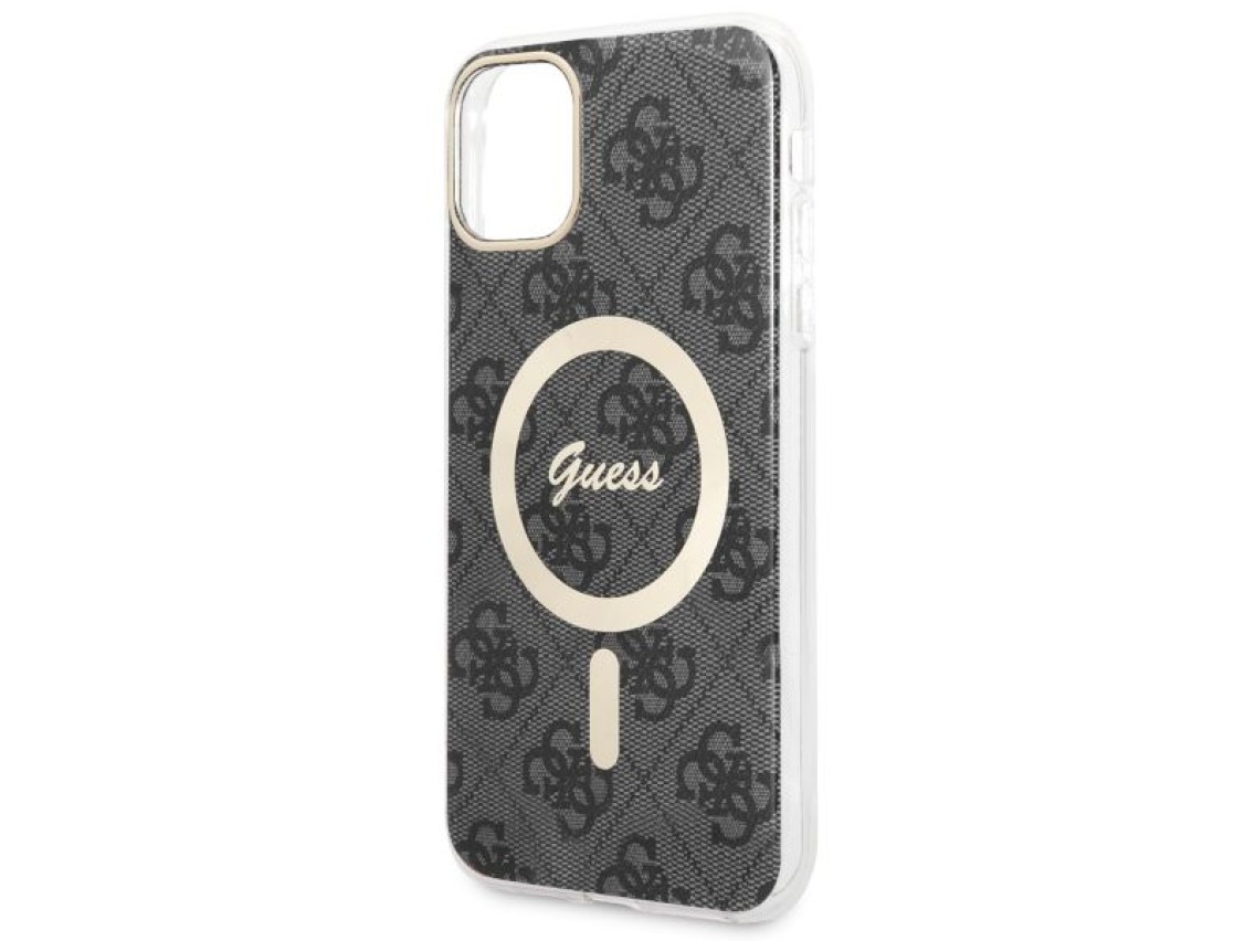 Guess GUHMN61H4STK iPhone 11 6.1" black/black hardcase 4G MagSafe