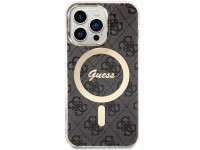 Funda rígida Guess GUHMP13LH4STK para iPhone 13 Pro / 13 de 6,1" en color negro/negro, compatible co Funda rígida Guess GUHMP13LH4STK para iPhone 13 Pro / 13 de 6,1" en color negro/negro, compatible co