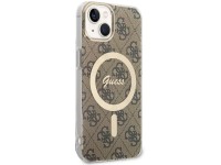 Capa Guess 4G MagSafe para iPhone 14 - marrom