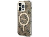Funda rígida Guess GUHMP14LH4STW para iPhone 14 Pro de 6,1" color marrón/marrón, 4G y MagSafe. Funda rígida Guess GUHMP14LH4STW para iPhone 14 Pro de 6,1" color marrón/marrón, 4G y MagSafe.