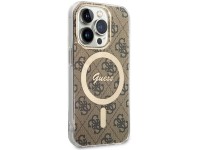 Funda rígida Guess GUHMP14LH4STW para iPhone 14 Pro de 6,1" color marrón/marrón, 4G y MagSafe. Funda rígida Guess GUHMP14LH4STW para iPhone 14 Pro de 6,1" color marrón/marrón, 4G y MagSafe.