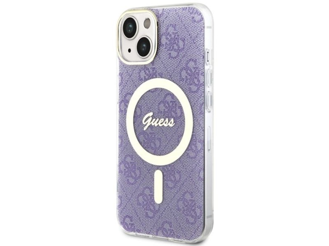 Guess 4G MagSafe case for iPhone 14 - purple
