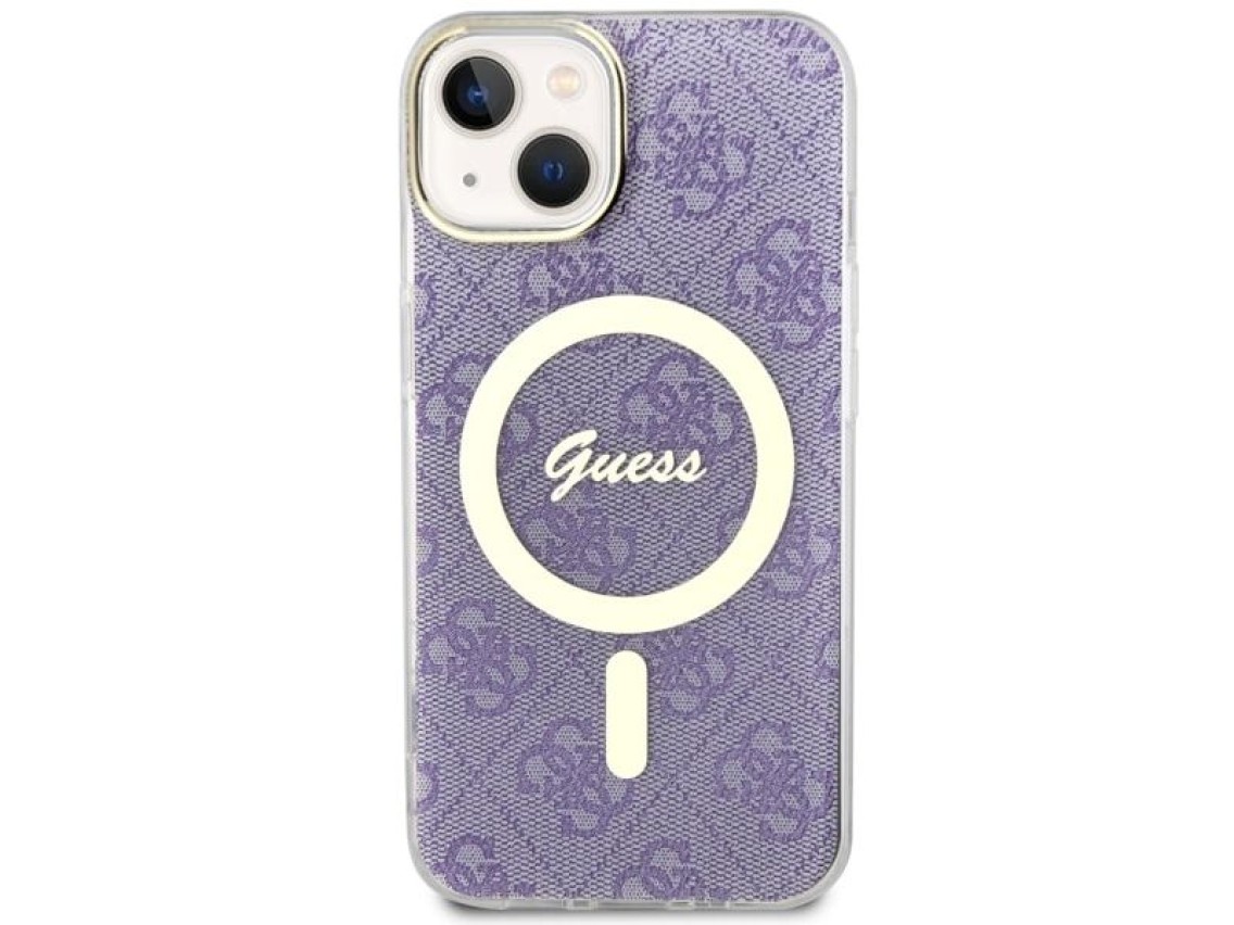 Guess 4G MagSafe case for iPhone 14 - purple
