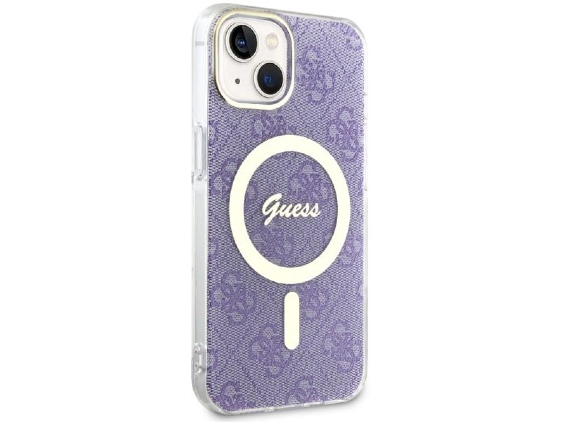 Guess 4G MagSafe case for iPhone 14 - purple