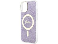 Guess 4G MagSafe case for iPhone 14 - purple Guess 4G MagSafe case for iPhone 14 - purple