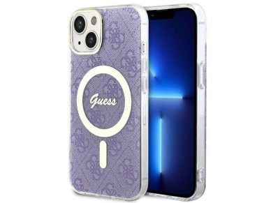Guess GUHMP14MH4STU iPhone 14 Plus 6.7" purple/purple hardcase 4G MagSafe Guess GUHMP14MH4STU iPhone 14 Plus 6.7" purple/purple hardcase 4G MagSafe