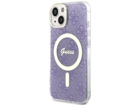 Funda rígida Guess GUHMP14MH4STU para iPhone 14 Plus de 6,7" color morado/morado, 4G y MagSafe. Funda rígida Guess GUHMP14MH4STU para iPhone 14 Plus de 6,7" color morado/morado, 4G y MagSafe.