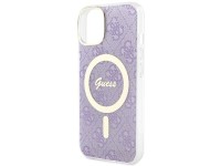 Funda rígida Guess GUHMP14MH4STU para iPhone 14 Plus de 6,7" color morado/morado, 4G y MagSafe. Funda rígida Guess GUHMP14MH4STU para iPhone 14 Plus de 6,7" color morado/morado, 4G y MagSafe.