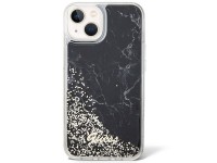Guess Liquid Glitter Marble case for iPhone 14 - black Guess Liquid Glitter Marble case for iPhone 14 - black