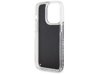 Capa rígida preta com glitter líquido marmorizado Guess GUHCP14LLCSGSGK para iPhone 14 Pro 6.1" Capa rígida preta com glitter líquido marmorizado Guess GUHCP14LLCSGSGK para iPhone 14 Pro 6.1"