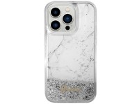 Capa rígida branca/branca com glitter líquido marmorizado Guess GUHCP14LLCSGSGH para iPhone 14 Pro d Capa rígida branca/branca com glitter líquido marmorizado Guess GUHCP14LLCSGSGH para iPhone 14 Pro d