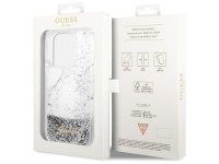 Capa rígida branca/branca com glitter líquido marmorizado Guess GUHCP14LLCSGSGH para iPhone 14 Pro d Capa rígida branca/branca com glitter líquido marmorizado Guess GUHCP14LLCSGSGH para iPhone 14 Pro d