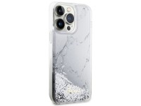 Funda rígida Guess GUHCP14XLCSGSGH para iPhone 14 Pro Max de 6,7" blanca/blanca con efecto mármol de Funda rígida Guess GUHCP14XLCSGSGH para iPhone 14 Pro Max de 6,7" blanca/blanca con efecto mármol de