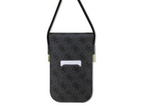 Bolsa Guess 4G com logo em estilo metalizado - preta Bolsa Guess 4G com logo em estilo metalizado - preta