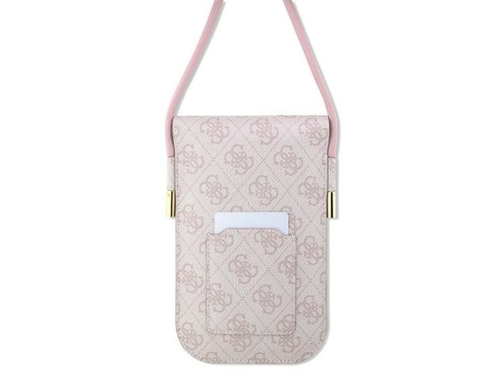 Guess handbag GUOWBP4SNSP - pink 4G Metal Script Logo