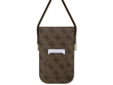 Guess 4G Metal Script Logo handbag - brown Guess 4G Metal Script Logo handbag - brown
