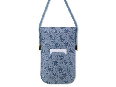 Bolsa Guess GUOWBP4SNSB - azul com logo em metal 4G Bolsa Guess GUOWBP4SNSB - azul com logo em metal 4G