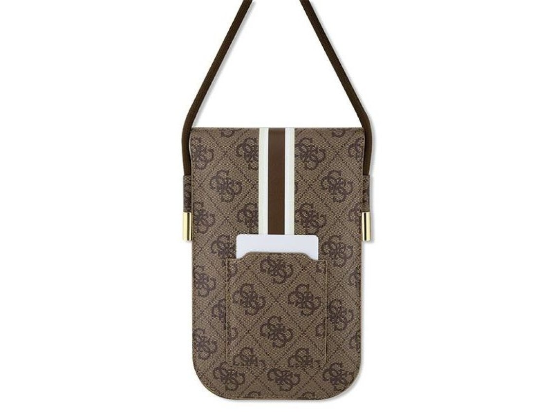 Bolso Guess GUOWBP4RPSW - rayas 4G marrones