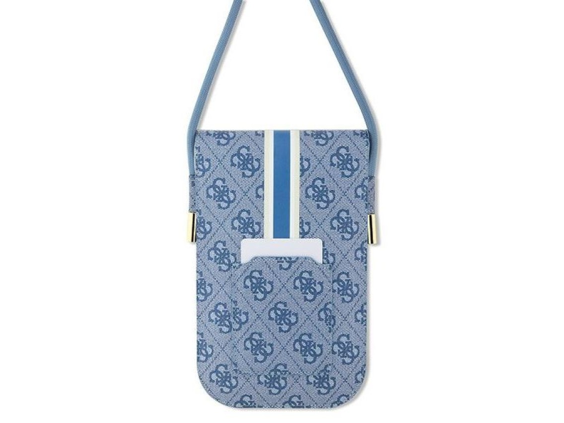 Bolsa Guess GUOWBP4RPSB - listras 4G azuis