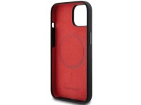 Capa MagSafe AMG de silicone com padrão de losangos grandes para iPhone 15/14/13 - Preta Capa MagSafe AMG de silicone com padrão de losangos grandes para iPhone 15/14/13 - Preta