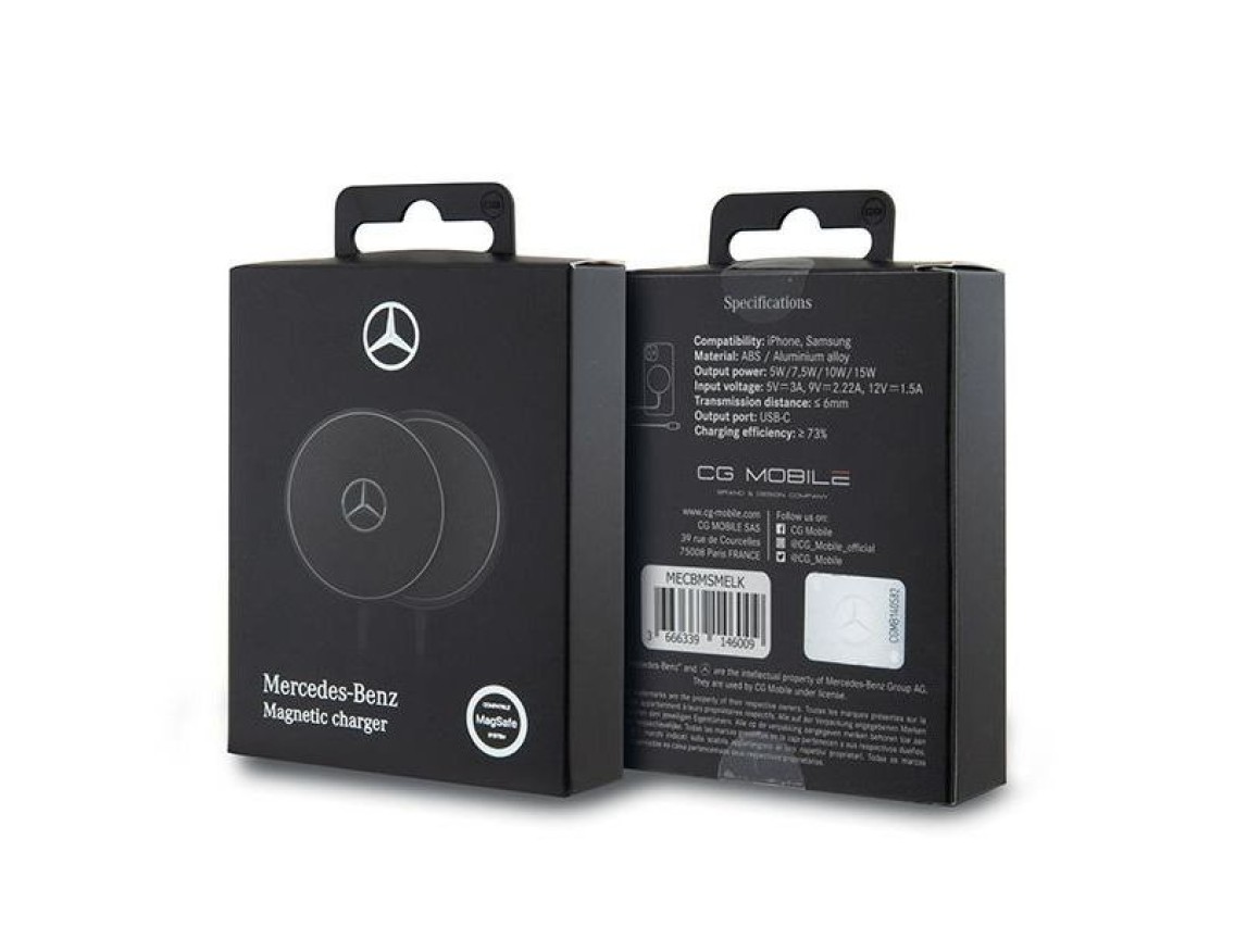 Mercedes 15W MagSafe inductive charger - black