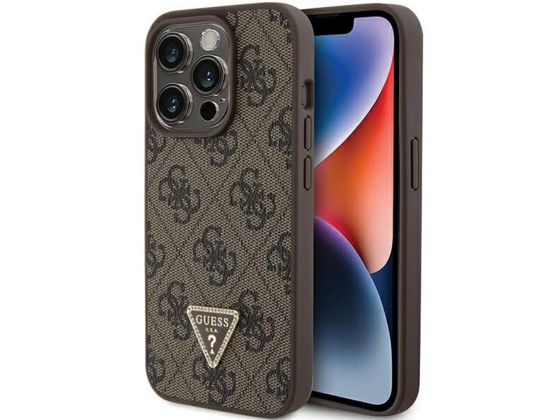 Capa rígida Guess GUHCP15LP4TDPW para iPhone 15 Pro 6.1