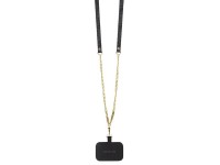Guess GUHCP13LP4TDSCPK Case for iPhone 13 Pro / 13 - Black Crossbody 4G Metal Logo