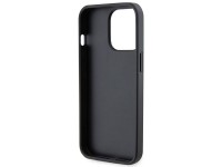 Guess GUHCP13LP4TDSCPK Case for iPhone 13 Pro / 13 - Black Crossbody 4G Metal Logo