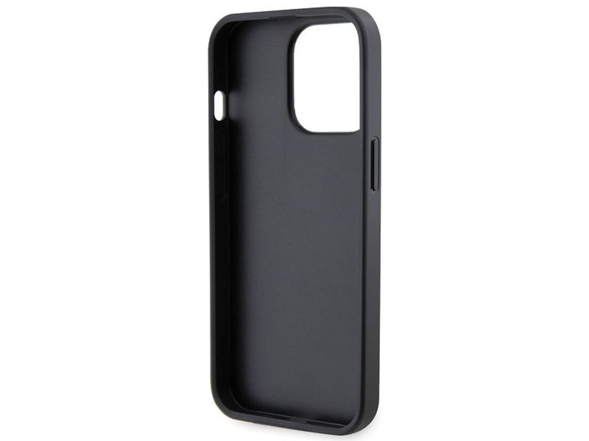 Guess GUHCP13LP4TDSCPK Case for iPhone 13 Pro / 13 - Black Crossbody 4G Metal Logo