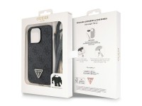 Guess GUHCP13LP4TDSCPK Case for iPhone 13 Pro / 13 - Black Crossbody 4G Metal Logo