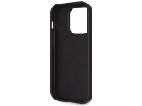 Guess GUHCP14LP4TDSCPK case for iPhone 14 Pro - black Crossbody 4G Metal Logo Guess GUHCP14LP4TDSCPK case for iPhone 14 Pro - black Crossbody 4G Metal Logo