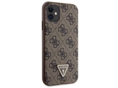 Guess GUHCN61P4TDSCPW Case for iPhone 11 / Xr - Brown Crossbody 4G Metal Logo Guess GUHCN61P4TDSCPW Case for iPhone 11 / Xr - Brown Crossbody 4G Metal Logo