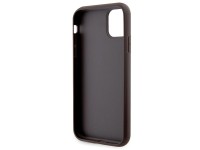Capa Guess GUHCN61P4TDSCPW para iPhone 11/Xr - Marrom, Transversal, 4G, com Logo Metálico Capa Guess GUHCN61P4TDSCPW para iPhone 11/Xr - Marrom, Transversal, 4G, com Logo Metálico