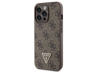 Capa Guess GUHCP13LP4TDSCPW para iPhone 13 Pro / 13 - Marrom, Transversal, 4G, com Logo Metálico Capa Guess GUHCP13LP4TDSCPW para iPhone 13 Pro / 13 - Marrom, Transversal, 4G, com Logo Metálico