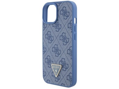 Guess GUHCP15SP4TDSCPB iPhone 15 6.1" blue/blue hardcase Crossbody 4G Metal Logo Guess GUHCP15SP4TDSCPB iPhone 15 6.1" blue/blue hardcase Crossbody 4G Metal Logo