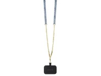 Guess GUHCP15LP4TDSCPB iPhone 15 Pro 6.1" capa rígida transversal azul/azul 4G com logotipo metálico Guess GUHCP15LP4TDSCPB iPhone 15 Pro 6.1" capa rígida transversal azul/azul 4G com logotipo metálico