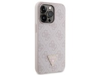Funda Guess GUHCP13LP4TDSCPP para iPhone 13 Pro / 13 - Rosa, tipo bandolera, 4G, con logo metálico Funda Guess GUHCP13LP4TDSCPP para iPhone 13 Pro / 13 - Rosa, tipo bandolera, 4G, con logo metálico