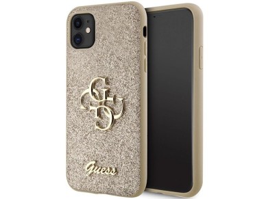 Guess GUHCN61HG4SGD case for iPhone 11 / Xr - gold Glitter Script Big 4G Guess GUHCN61HG4SGD case for iPhone 11 / Xr - gold Glitter Script Big 4G