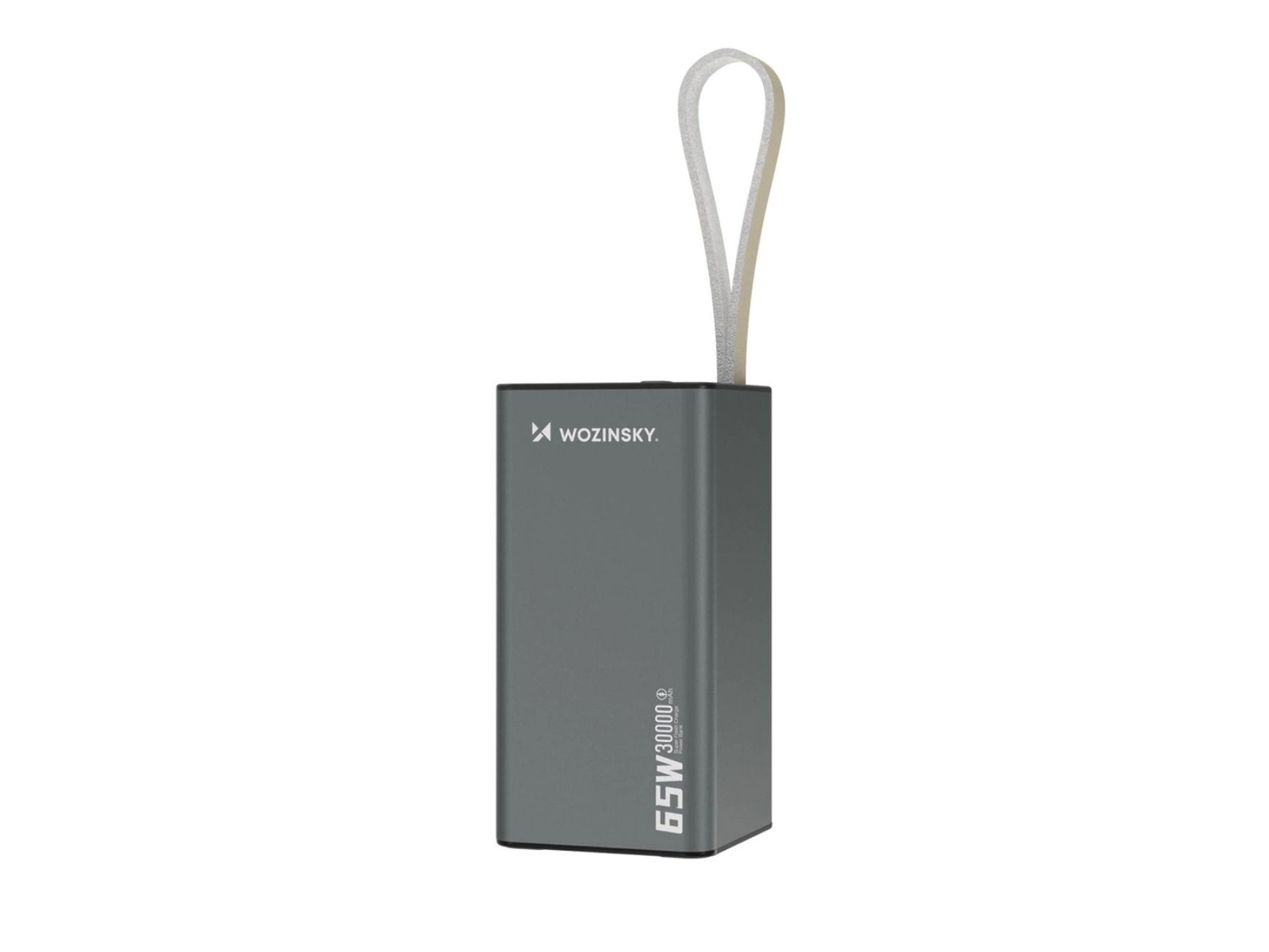 Powerbank Wozinsky K65+ 65W 30000mAh 2x USB-C, 1x USB-A 65W - gris